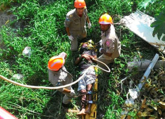 Homem cai da Ponte de Ferro, em Itaperuna