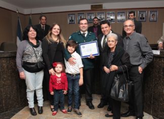 Depois de Italva, Câmara de Muriaé também presta homenagem a policial do 29º BPM que se colocou na frente de roda desgovernada de caminhão