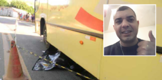 Acidente entre moto e ônibus da Santa Lúcia deixa um morto na RJ 186, no Cruzamento de Bom Jesus