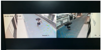 Câmeras de segurança registram furto de instrumentos musicais em Itaperuna