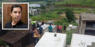 Comoção marca enterro de taxista em Itaperuna