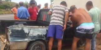 Acidente deixa homem ferido na RJ-116, em Aperibé, RJ