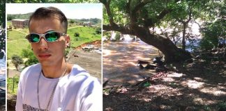 Bombeiros resgatam corpo de jovem que se afogou no Rio Muriaé, em Itaperuna