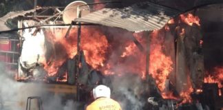 Tradicional quiosque do Centro de Itaperuna é destruído por incêndio