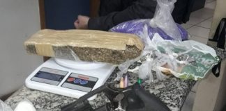 Denúncia anônima leva polícia apreender drogas e arma em Miracema