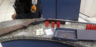 Homem é detido com espingarda na zona rural de Itaperuna