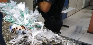 Dois presos com grande quantidade de drogas em Porciúncula