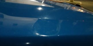 Jovem é detido após amassar viatura da PM com soco em Bom Jesus do Itabapoana