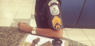 PM apreende porções de maconha em Itaperuna