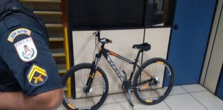 Polícia recupera bicicleta furtada em Itaperuna