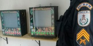 Itaperuna – PM apreende máquinas caça-níqueis na Cidade Nova e dois quilos de maconha na Rodovia BR-356