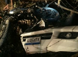 Motorista foge após se envolver em acidente de trânsito em Itaperuna