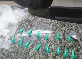 Jovem é preso por tráfico de drogas em Porciúncula