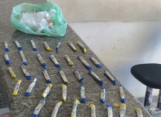PM apreende maconha durante combate ao tráfico de entorpecentes em Itaperuna