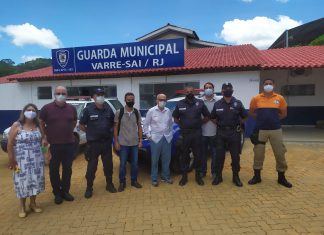 Guarda Municipal de Varre-Sai ganha nova base e novo veículo