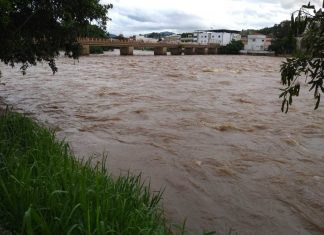 Após risco de transbordamento, nível do Rio Muriaé baixa em Itaperuna