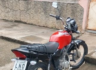 Moto roubada em Cambuci é encontrada em Itaperuna